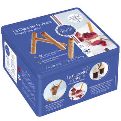 Saviva Food Services - Cigarette Dentelle 1 x 250 pièces